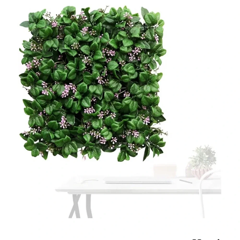 8PCS 10x10 Artificial Boxwood Hedge Greenery Panels‎ Backdrop Wall Decor-NWT